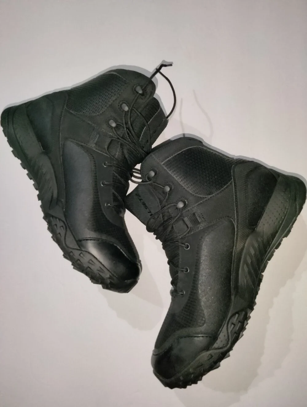 Under Armour (Sz 8.5) Men's Black Sustainable Valsetz Tactical Boots (Like NEW)